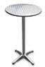 Table cocktail en aluminium 24x40